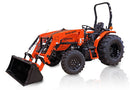 50 Series Tractor — 55 HP HST, Industrial Tires, Front-End Loader