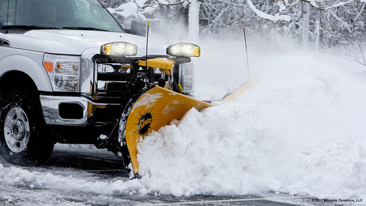 FISHER 8'-6" XV2 YELLOW PLOW INSTALLED