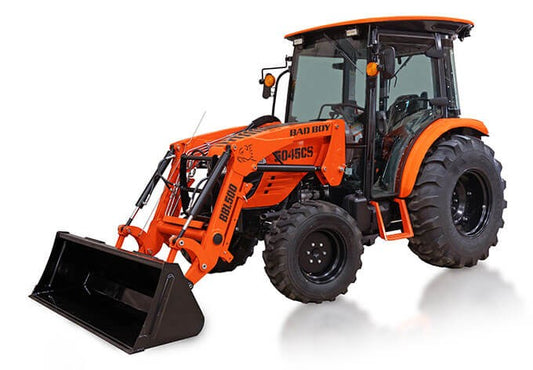 50 Series Cab Tractor — 48 HP, Shuttle, Industrial Tires, Loader/Backhoe