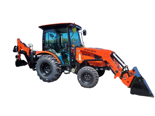 50 Series Cab Tractor — 48 HP, Shuttle, Industrial Tires, Loader/Backhoe