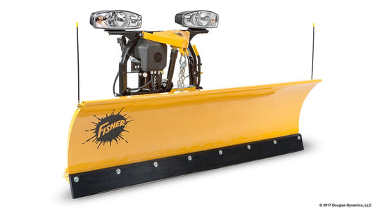 FISHER 7'-6" SD STRAIGHT BLADE PLOW INSTALLED